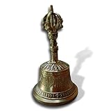 Bell 7-Metal With Wooden Stick 6.75"