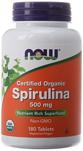 NOW Spirulina 500 mg,180 Tablets NOW Spirulina 500 mg,180 Tablets