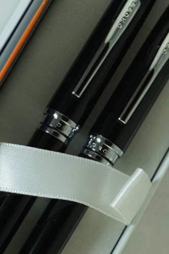 Cross Classic Executive Companion, Century II Silhouette Black Lacquer & Extremely Polished Appointments with Distinctive Cross Special Signature Mid Rings,Coventry Pen & 0.7MM Pencil Set. - Thumbnail 3