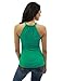 PattyBoutik Women Halter Twist Keyhole Empire Waist Blouse (Green Small)