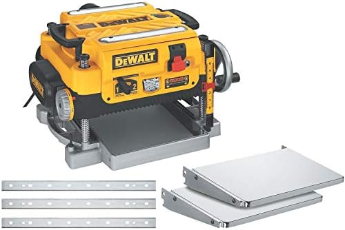 120V 15A Thickness Planer Woodworking Machines 13 inch Two-Speed DW735X + Tables Knives