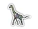 Giraffe Watercolor Spirals Car Decal Vinyl Sticker - Vinyl Decal - Car, Bumper, Laptop, Decor, Window Vinyl Decal Sticker - (4” Vinyl Decal)