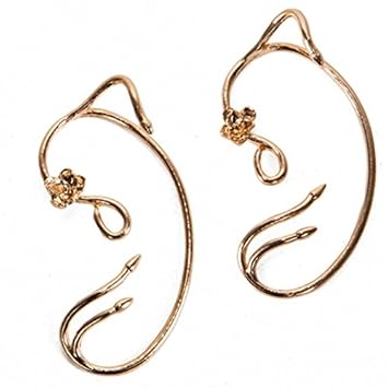 Bracelets Emma Watson Gold Rose Earrings Beauty And The Beast Belle Ear Cuffs Jewellery Watches Vishawatch Com