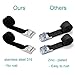 YYST Boat Cooler Tie-Down Strap Tie-Down Kit Tackle Box Tie-Down Strap kit SS 316 Cam Buckle and Deck Loop for for RVS, Boats, Trailer and Truck Beds to Keep Your Cooler Secured - No Cooler