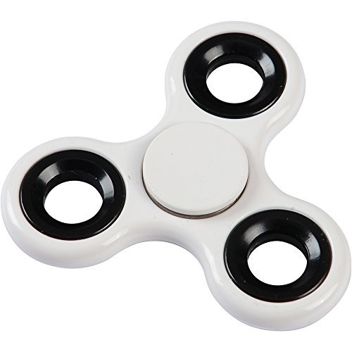 CP Toys Hand Spinner White - Spinning Toy for Focus and Hand Eye Coordination