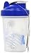 BlenderBottle Classic (Discontinued Style), 20-Ounce, Clear/Blue
