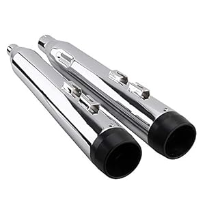 Klassieke Chrome Megafoon Instappers Uitlaatpijp Voor 2017-2019 Harley Touring, Road King,Electra Glide, Straat Glide…