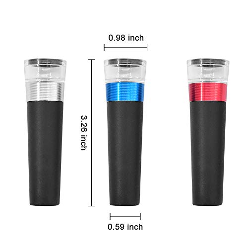 image for JideTech Wine Stopper Vacuum Wine Bottle Stopper Saver Vacuum Pump Pre