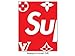 Supreme LV Logo Art Print - Wall Art Poster Set - Chic Home Decor for Office, Living Room, Bedroom, Boys or Teens Room, Dorm - Gift for Men, Louis Vuitton - Designer Fashion - Set of 3-8x10 Unframed