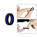 Silicone Wedding Ring for Men, 5 Pack 8mm Wide Mens Affordable Silicone Rubber Wedding Bands for Athletes Sports Workout Gym