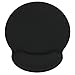 HONESTY Smooth Microfiber Memory Foam Mouse Wrist Pad, Ergonomic Resting Mouse Pad and Wrist Support, Comfortable Typing and Pain Relief, Suitable for Computer Games Office and Study, Black (1 Pack)