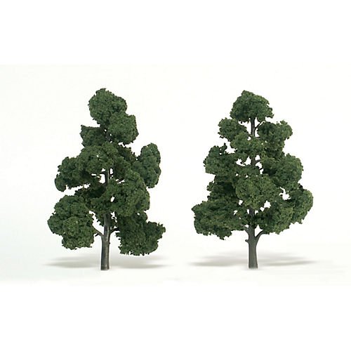 Woodland Scenics Medium Green Ready Made Trees7 - 8