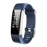 Letsfit Fitness Tracker HR, Activity Tracker Watch with Heart Rate Monitor, IP67 Standard Smart Bracelet with Calorie Counter Pedometer Watch for Android and iOS