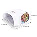 Belle 48W LED/UV Nail Lamp with Sensor and 4 Timer,Nail Dryer Lamp with Colorful Tribal Prints look,for Gel Nails and Curing UV Gels/Extending Gels