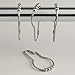Shower Curtain Hooks Decorative - Squeeze to Open & Close Ring - 12PK - Won't Fall Off the Rod - Rustproof - Free Bathroom and Shower Remodeling Ideas E-book Bonus,