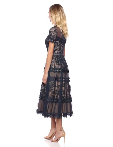 tadashi shoji midi dress