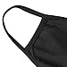 EVERMARKET Anti-dust Black Mouth Mask, Unisex Cotton Face Mask Muffle Mask Anime Mask for Cycling Camping Travel for Kids Teens Men Women, Pack of 2