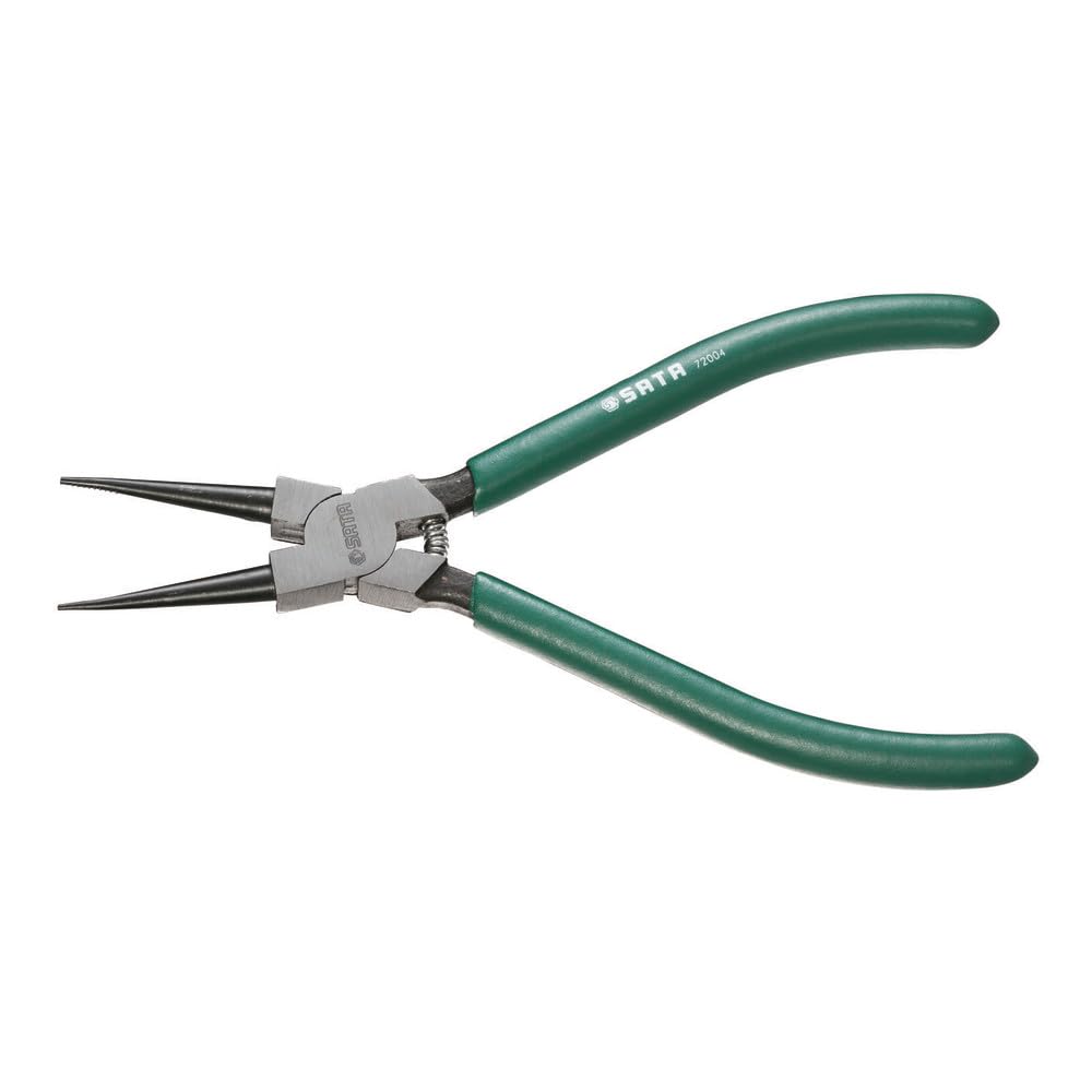 SATA ST72004ST 7-Inch 12-65MM Snap Ring Pliers Internal Close Straight with CR-V Steel body