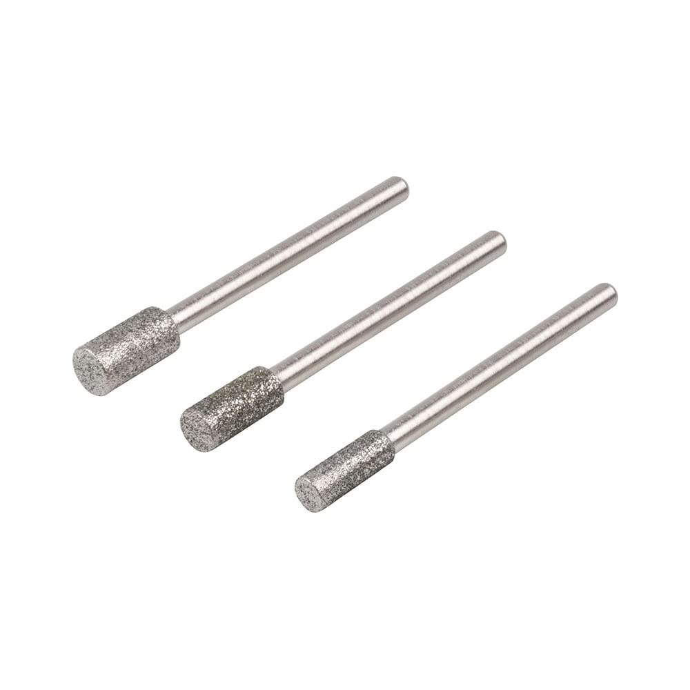 Wolfcraft 3 Piece Diamond Cylinder Grinding Point Set 5987000