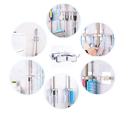 image for PyroSail Mop Broom Holder and Garden Tool Organizer for Rake or Mop Ha