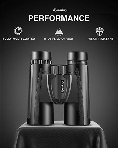 Eyeskey Fernglas für Erwachsene, 10 x 42, HD-Fernglas für Vogelbeobachtung, Reisen, Konzerte, Sportspiele, langlebig und… – Bild 6