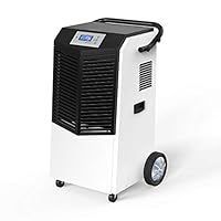 Inofia 232 PPD Commercial Dehumidifier, Large Industrial Dehumidifier with Hose for Basements, Warehouse & Job Sites Clean-Up, Flood, Water Damage Restoration - Moisture Removal Up to 29 Gallons/Day