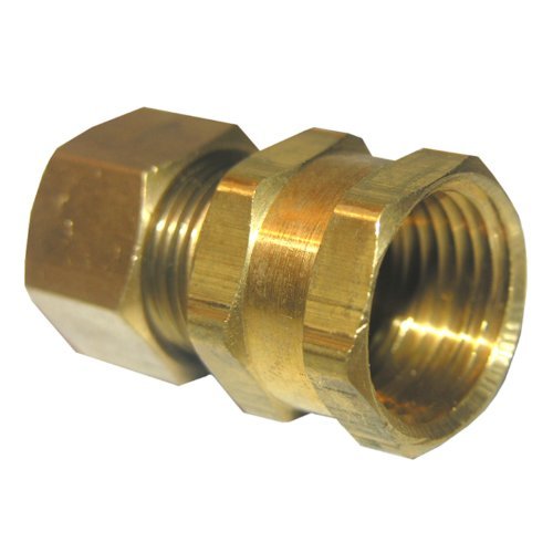 LASCO 17-6651 1/2-Inch Compression by 1/2-Inch Female Pipe Thread Brass Adapter