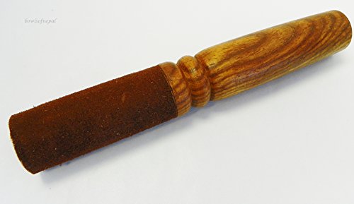 F771 Felted Dual Hard Wood Striker/mallet for Tibetan Singing Bowl Hand Made in Nepal