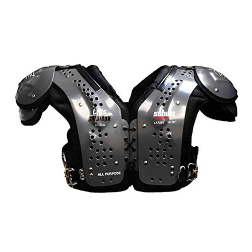 Gear 2000 Air Tech Jr. Youth Shoulder Pads (Graphite, M)