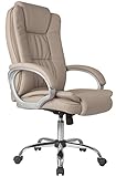 Sillón de oficina Confort 2 Taupe elevable y reclinable