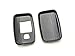 iJDMTOY (1) Exact Fit Glossy Metallic Black Smart Key Fob Shell Cover For 2010-2016 Land Rover 5-Button Key Fit Ranger Rover Sport, Range Rover, LR4, Evoque, etc