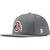 Branded Bills Officially Licensed x Ohio State Buckeyes Flat Performance Collection Ohio State Team Logo PVC
