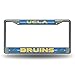 NCAA UCLA Bruins Bling Chrome License Plate Frame with Glitter Accent