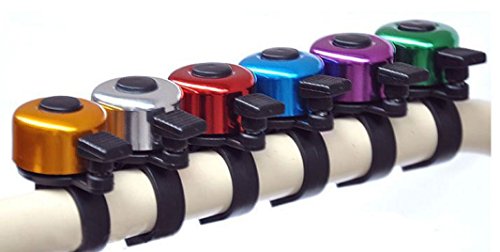 Polymer True Utility Mini Aluminum Alloy Bike Ring Loud Crisp Clear Sound Horn Bike Accessories for Scooter Cruiser Ebike Tricycle Mountain Road Bike MTB BMX Electric Bike - Thumbnail 3