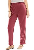Woman Within Plus Size Petite 7-Day Knit Straight Leg Pant