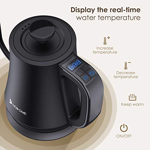 Electric Kettle, Hosome Gooseneck Electric Kettle with 6 Various