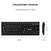 VELOCIFIRE Full Size Wireless Mechanical Keyboard, 104-key with Tactile Outemu Brown Switches for Copywriters, Typists, Programmers(No Backlit)