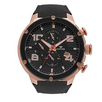 Mont Neo Chronograph Black Dial Mens Watch - 1007C-P3404