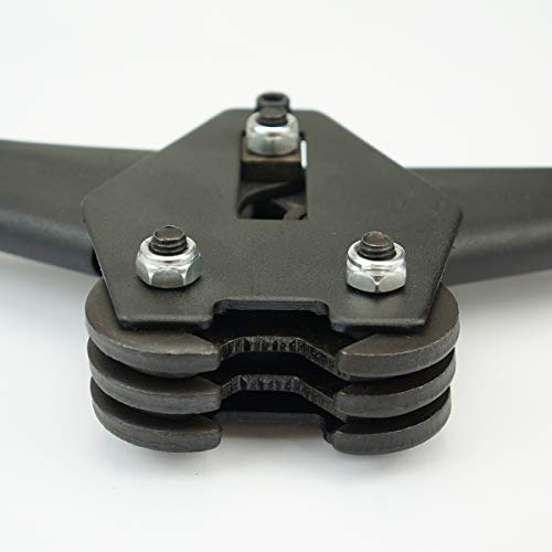 SexyRobot Strapping Sealer for Both Poly & Polyester Strap, Strength Saving Heavy Duty Manual Banding Tool for 1/2" - 3/4" Width Plastic Strap, 20" Long Handle T03