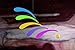Flowing Rhythm Rainbow Hanging Mobile - 18 Inches - Handmade in Denmark by Flensted