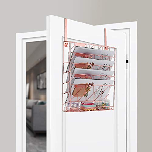 Samstar Hanging Wall File Holder,Wall Mounted File Folder Organizer for Cubicles Office