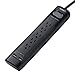 AUKEY Surge Protector with 5 Outlets and 2 USB Charging Ports, 600 Joules Power Strip with 5ft Power Cord | ETL Certified - Black