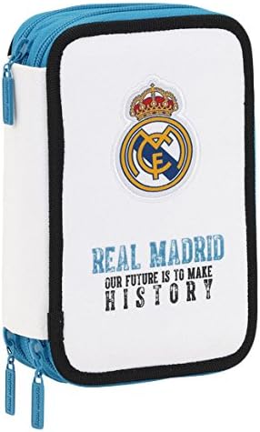Real Madrid - Plumier Triple 41 Piezas (SAFTA 411754057): Amazon.es: Juguetes y juegos