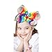 20PCS 6Inch Large Big Hair Bows Grosgrain Ribbon Rainbow Bow Alligator Hair Clips Hair Accessories For Baby Girls Toddlers Kids Teens
