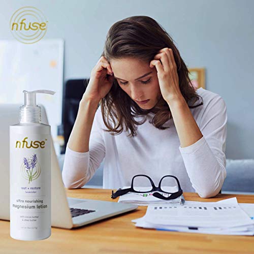 nfuse Topical Magnesium Lotion with 100 Pure Magnesium Chloride USP