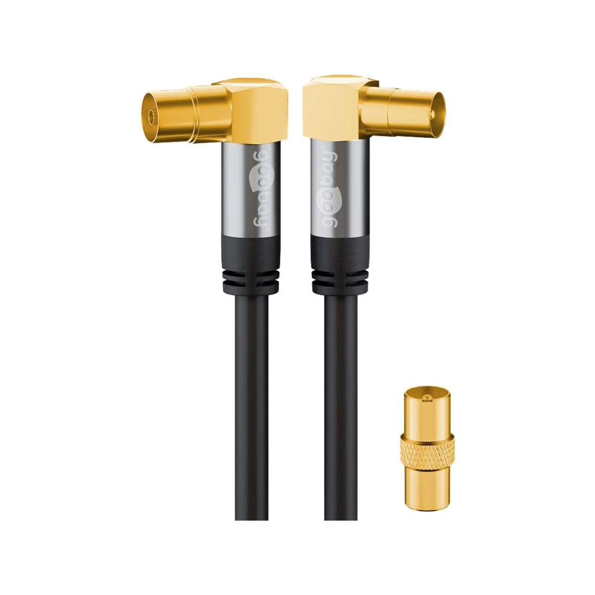 TV antenna cable, 3,0 m, Black