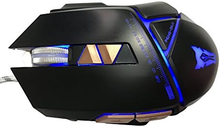 PengDilu X3 Special For Gaming Mouse,3500 DPI switching function， PC Gaming Mice USB Wired And More Weight Mouse，Cool,Variable Speed,7 Colors Breath LED Light. Breath LED Light.