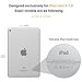 MoKo iPad Mini 4 Case - Premium Soft TPU Skin Flexible Bumper Semi-Transparent Frosted Rubber Back Cover Case for Apple iPad Mini 4 (2015 Edition) 7.9 inch iOS Tablet, Frost Clear