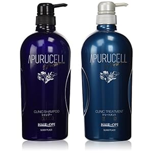 サニープレイス ナノサプリ 濃密アプルセルマスク シャンプー 1000mL &トリートメント1000g (ポンプセット)