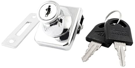 Uxcell Stainless Steel Showcase Display Cabinet Glass Door Lock